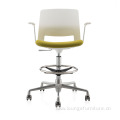 Simple design office furniture lifting swivel bar chair